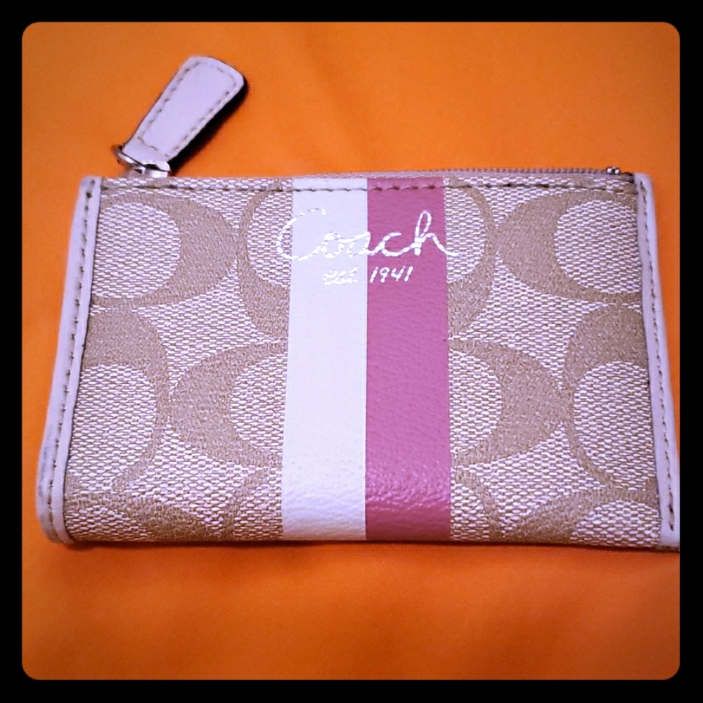 Coach coin purse key chain
